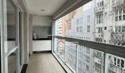 Apartamento com 2 dormitórios para alugar, 70 m² por R$ 6.200,01/mês - Gonzaga - Santos/SP