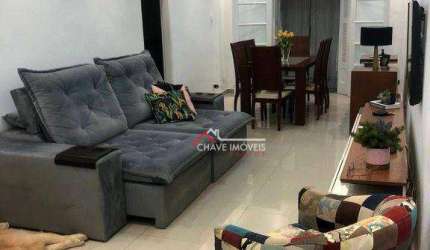 Apartamento com 2 dormitórios à venda, 74 m² por R$ 516.000,00 - Gonzaga - Santos/SP