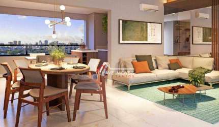 APARTAMENTO 96M2, 2 DORMITÓRIOS (2 SUÍTES), 1 VAGA DE GARAGEM, NO EMBARÉ - SANTOS/SP