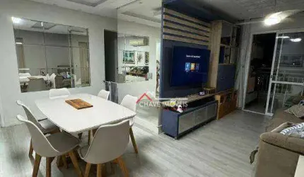 Apartamento com 3 dormitórios à venda, 84 m² por R$ 820.000,00 - Marapé - Santos/SP