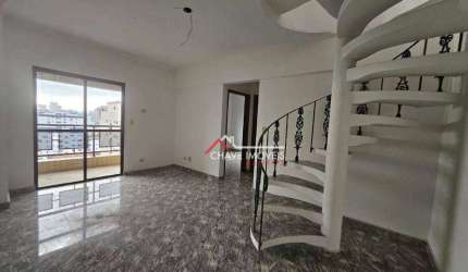 Cobertura com 1 dormitório à venda, 129 m² por R$ 980.000,00 - Aparecida - Santos/SP