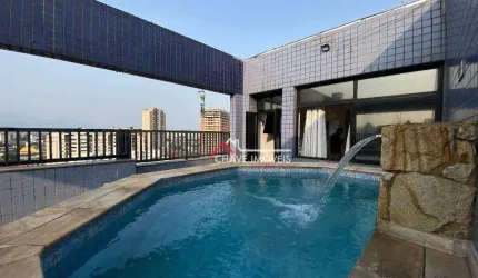 Cobertura com 3 dormitórios à venda, 134 m² por R$ 790.000,00 - Estuário - Santos/SP