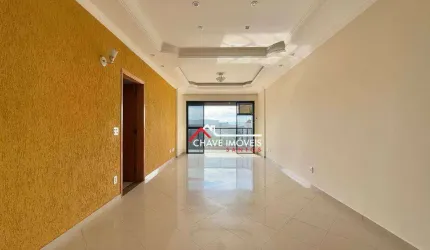Apartamento com 3 dormitórios para alugar, 137 m² por R$ 6.000,02/mês - Aparecida - Santos/SP