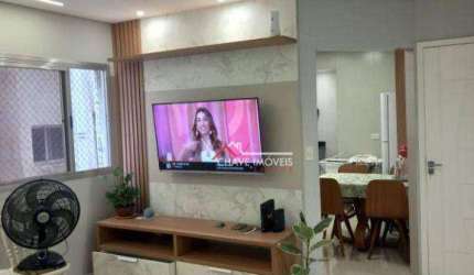 Apartamento com 2 dormitórios à venda, 68 m² por R$ 700.000,00 - Embaré - Santos/SP