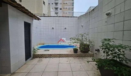 Sobrado com 3 dormitórios à venda, 205 m² por R$ 2.500.000,00 - Embaré - Santos/SP