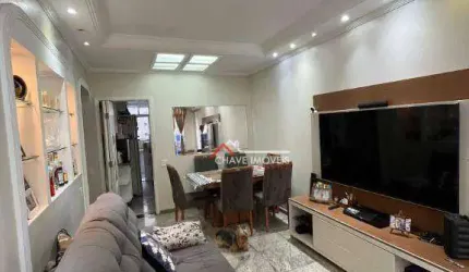 Apartamento com 3 dormitórios à venda, 98 m² por R$ 890.000,00 - Aparecida - Santos/SP