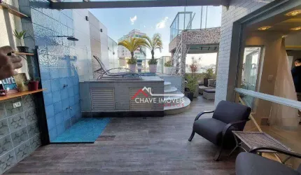 Cobertura à venda, 289 m² por R$ 2.200.000,00 - Ponta da Praia - Santos/SP
