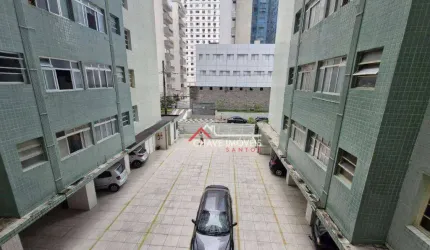 Apartamento com 1 dormitório para alugar, 60 m² por R$ 3.000,02/mês - José Menino - Santos/SP