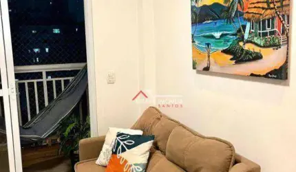 Apartamento com 2 dormitórios à venda, 60 m² por R$ 460.000,00 - José Menino - Santos/SP