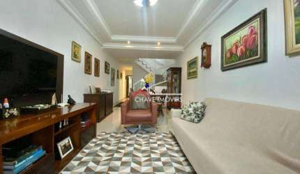 Casa com 3 dormitórios à venda, 162 m² por R$ 1.050.000,00 - Embaré - Santos/SP