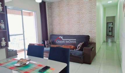 Apartamento com 2 dormitórios à venda, 65 m² por R$ 640.000,00 - Estuário - Santos/SP