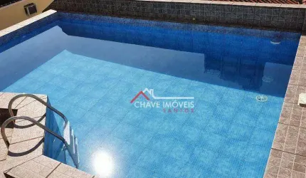 Casa com 5 dormitórios à venda, 372 m² por R$ 2.800.000,00 - Ponta da Praia - Santos/SP