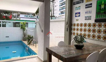 Casa com 4 dormitórios à venda, 240 m² por R$ 2.900.000,00 - Ponta da Praia - Santos/SP