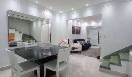 Sobrado com 3 dormitórios à venda, 200 m² por R$ 2.150.000,00 - Embaré - Santos/SP