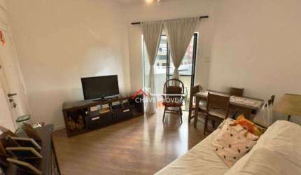 Apartamento com 1 dormitório à venda, 47 m² por R$ 410.000,00 - José Menino - Santos/SP