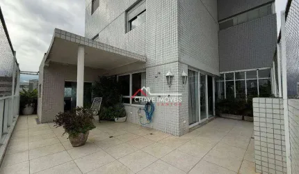 Apartamento Garden com 3 dormitórios à venda, 438 m² por R$ 5.200.000,00 - Embaré - Santos/SP
