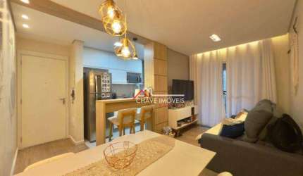 Apartamento com 2 dormitórios à venda, 63 m² por R$ 620.000 - Marapé - Santos/SP