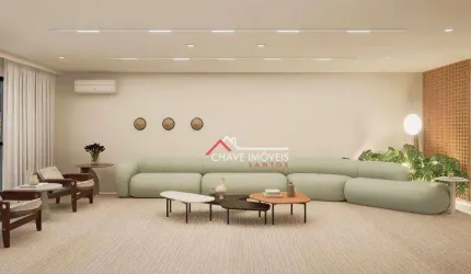 Apartamento com 4 dormitórios à venda, 300 m² por R$ 4.090.000,00 - Boqueirão - Santos/SP