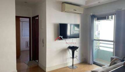 Apartamento com 2 dormitórios à venda, 59 m² por R$ 452.000,00 - Encruzilhada - Santos/SP