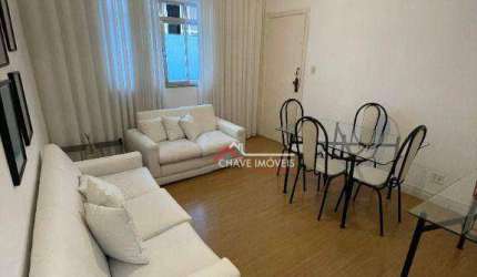 Apartamento com 1 dormitório à venda, 78 m² por R$ 479.000,00 - Aparecida - Santos/SP