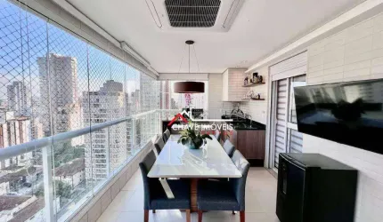 Apartamento com 3 dormitórios à venda, 129 m² por R$ 2.050.000,00 - Boqueirão - Santos/SP