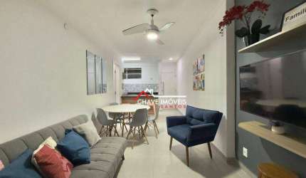 Apartamento com 1 dormitório à venda, 51 m² por R$ 440.000,00 - Aparecida - Santos/SP