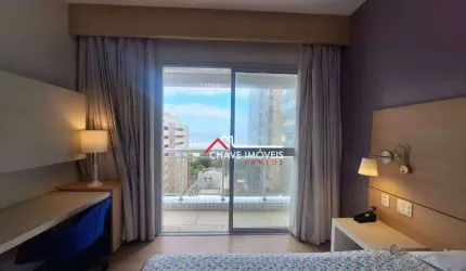 Flat com 1 dormitório à venda, 30 m² por R$ 490.000,00 - Pompéia - Santos/SP
