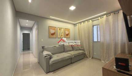 Apartamento com 2 dormitórios à venda, 68 m² por R$ 700.000,00 - Embaré - Santos/SP