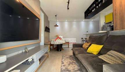 Apartamento com 2 dormitórios à venda, 65 m² por R$ 799.000,00 - Pompéia - Santos/SP