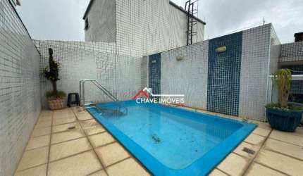 Cobertura com 2 dormitórios 3º Revertido  à venda, 254 m² por R$ 1.900.000 - Embaré - Santos/SP