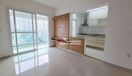 Apartamento com 1 dormitório à venda, 60 m² por R$ 720.000,00 - Embaré - Santos/SP