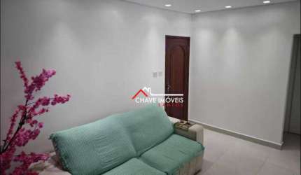 Apartamento com 2 dormitórios à venda, 63 m² por R$ 455.000,00 - Boqueirão - Santos/SP
