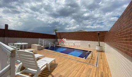 Apartamento Duplex com 3 dormitórios à venda, 128 m² por R$ 959.000,00 - Vila Matias - Santos/SP