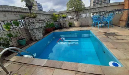 Cobertura à venda, 300 m² por R$ 1.590.000,00 - José Menino - Santos/SP