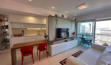 Apto Mobiliado - 1 suíte + 1 quarto - Vista Mar