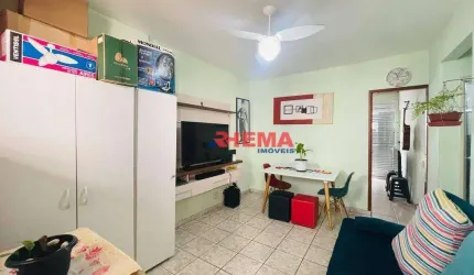 Apartamento com 1 dormitório à venda, 51 m² por R$ 405.000,00 - Gonzaga - Santos/SP