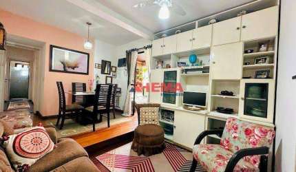 Apartamento com 2 dormitórios à venda, 79 m² por R$ 690.000,00 - Aparecida - Santos/SP