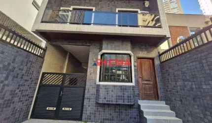 Sobrado com 4 dormitórios, 250 m² - venda por R$ 3.000.000,00 ou aluguel por R$ 12.750,00/mês - Gonzaga - Santos/SP