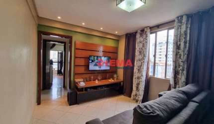Apartamento com 3 dormitórios à venda, 86 m² por R$ 600.000,00 - Aparecida - Santos/SP