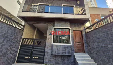 Sobrado com 4 dormitórios, 250 m² - venda por R$ 3.000.000,00 ou aluguel por R$ 12.750,00/mês - Gonzaga - Santos/SP