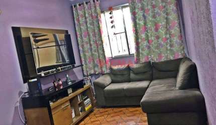 Apartamento com 2 dormitórios à venda, 67 m² por R$ 215.000,00 - Saboó - Santos/SP