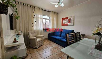 Apartamento com 2 dormitórios à venda, 72 m² por R$ 390.000,00 - Encruzilhada - Santos/SP