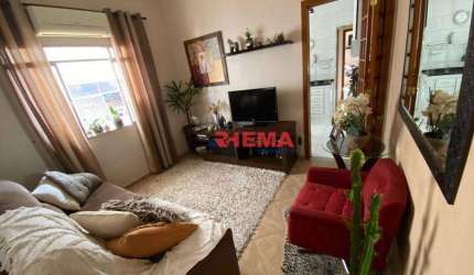 Apartamento com 1 dormitório à venda, 47 m² por R$ 300.000,00 - Boqueirão - Santos/SP