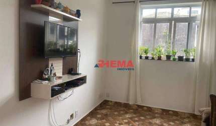 Apartamento com 2 dormitórios à venda, 62 m² por R$ 330.000,00 - Macuco - Santos/SP