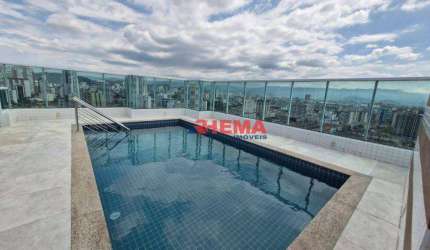 Apartamento Garden com 2 dormitórios à venda, 54 m² por R$ 785.000,00 - Embaré - Santos/SP