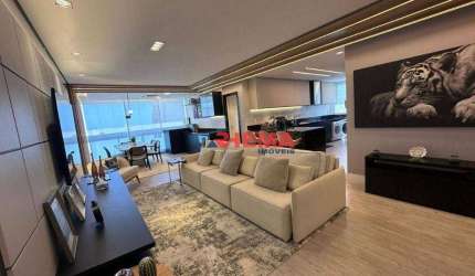 Apartamento com 1 dormitório à venda, 91 m² por R$ 2.650.000,00 - Aparecida - Santos/SP
