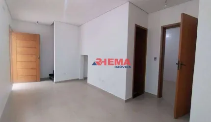 Sobrado com 2 dormitórios à venda, 78 m² por R$ 740.000,00 - Aparecida - Santos/SP
