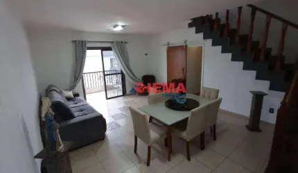 Cobertura com 4 dormitórios à venda, 305 m² por R$ 1.650.000,00 - Aparecida - Santos/SP