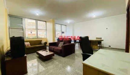 Apartamento para alugar, 130 m² por R$ 4.000,01/mês - José Menino - Santos/SP