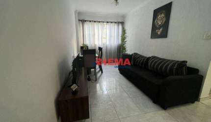 Apartamento com 1 dormitório à venda, 51 m² por R$ 340.000,00 - Marapé - Santos/SP